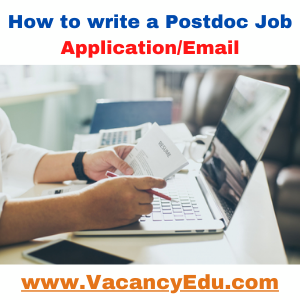 How to write a Postdoc Job Application