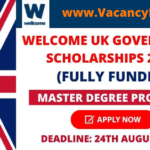 Wellcome UK Government Scholarship 2021