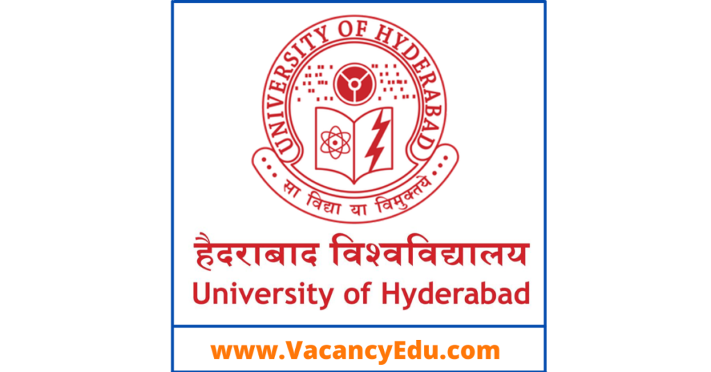 Senior Research Fellow(SRF) Positions at University of Hyderabad, Telangana, India