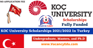 Koc University Turkey Scholarship 2021
