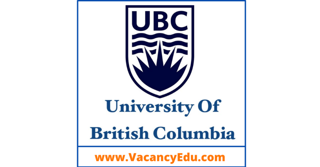 Postdoctoral Position at The University of British Columbia