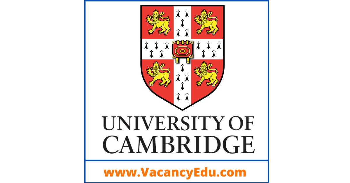 Postdoctoral / Research Associate Position at University of Cambridge United Kingdom