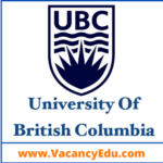 Postdoctoral Fellowship at University of British Columbia Canada
