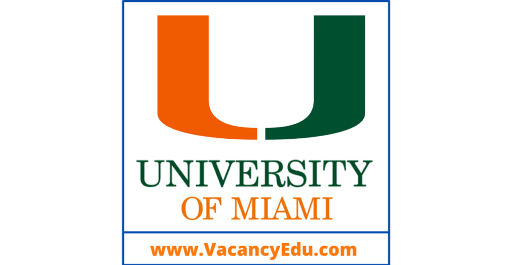 Postdoctoral Fellowship at University of Miami, USA