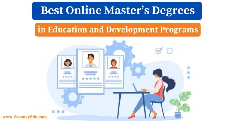 Best Online Masters Degrees in Education and Development Programs 2021