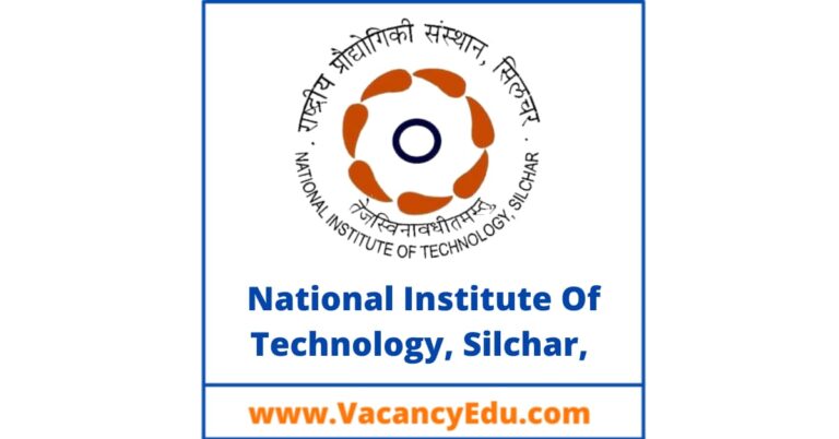 Junior Research Fellow (JRF) Positions at NIT Silchar, India