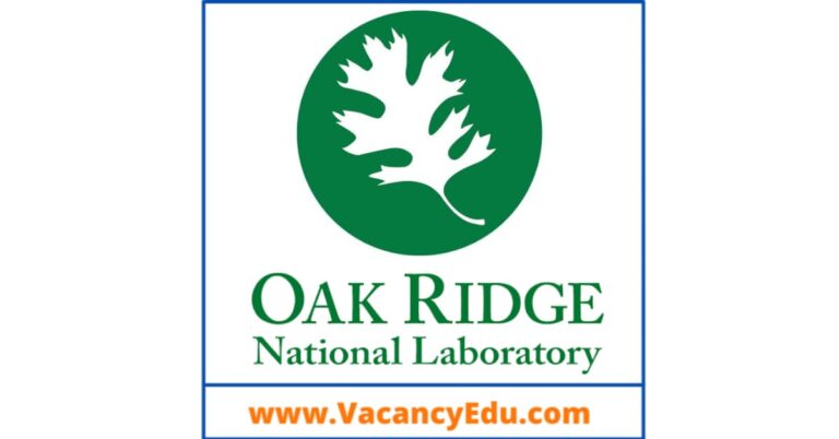Postdoctoral Fellowship at Oak Ridge National Laboratory, United States