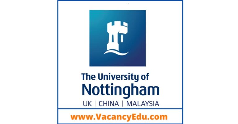 Postdoctoral Fellowship at University of Nottingham, Nottingham, England