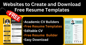 Top Websites to Create and Download Free Resume Templates